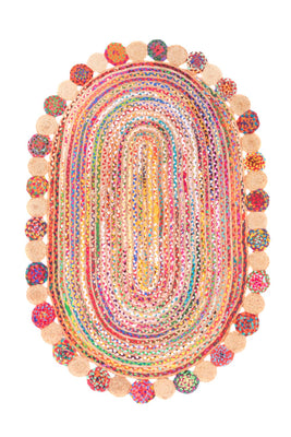 Jutemåtte - 200 x 140 cm - natur