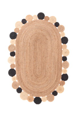 Jutemåtte - 200 x 140 cm - natur