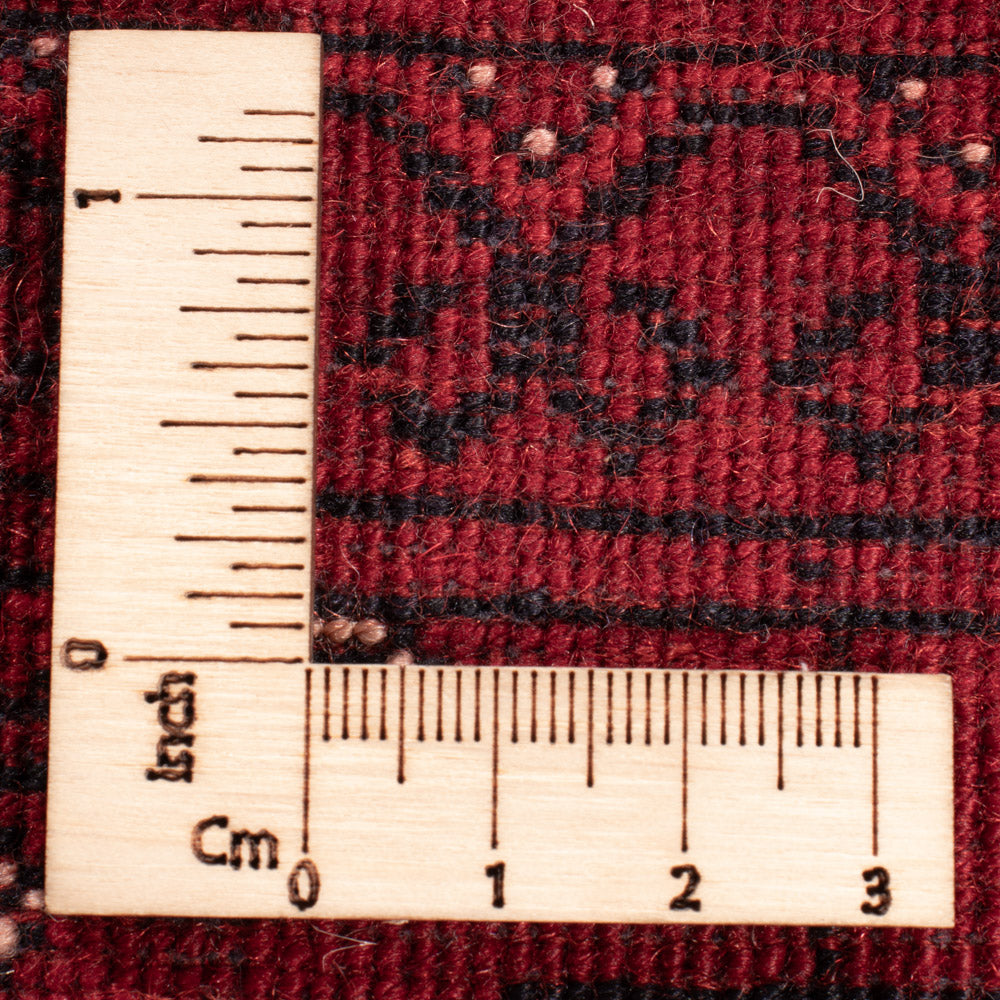 Løber Afghansk tæppe - Bukhara - 296 x 78 cm - rød