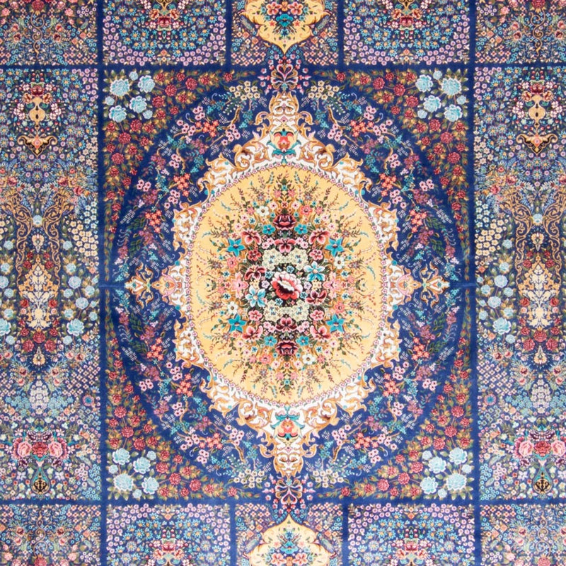 Persisk tæppe - Ghom - 300 x 200 cm - blå