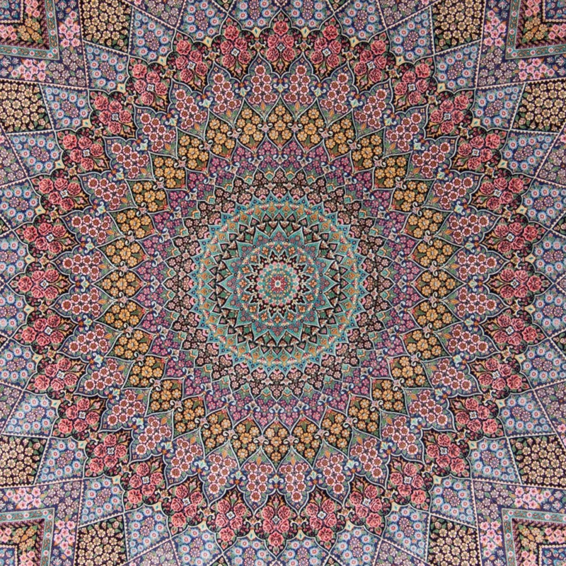 Persisk tæppe - Ghom - 300 x 200 cm - flerfarvet