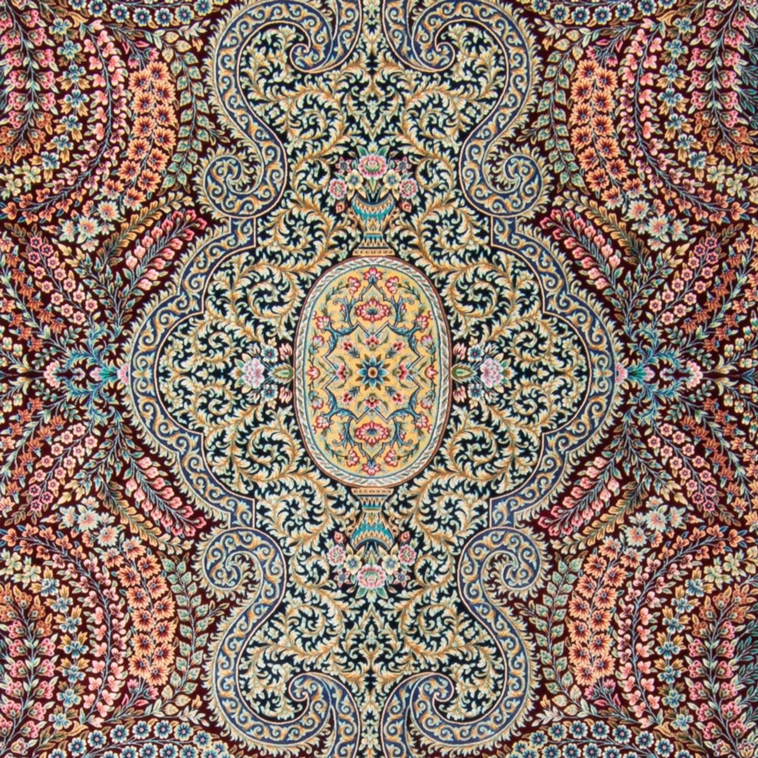 Persisk tæppe - Ghom - 300 x 200 cm - flerfarvet