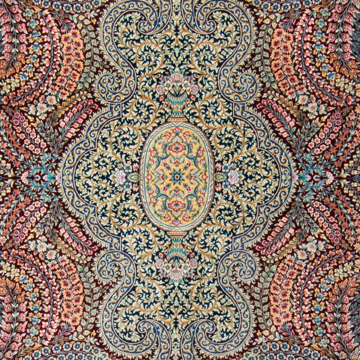 Persisk tæppe - Ghom - 300 x 200 cm - flerfarvet