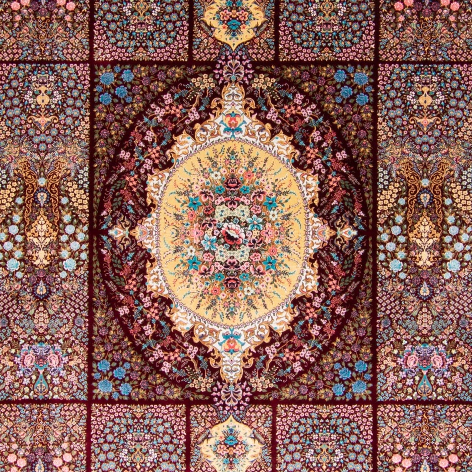 Persisk tæppe - Ghom - 300 x 200 cm - rød