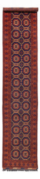 Afghansk tæppe 394x80cm - Orientalsk tæppe