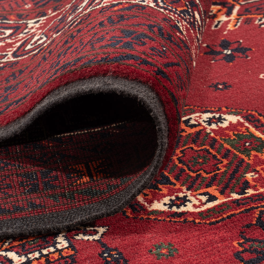 Afghansk tæppe - Bukhara - 284 x 194 cm - rød