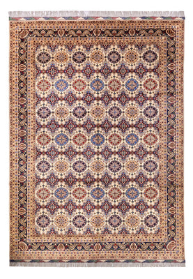Afghansk tæppe - 406 x 295 cm - lys beige