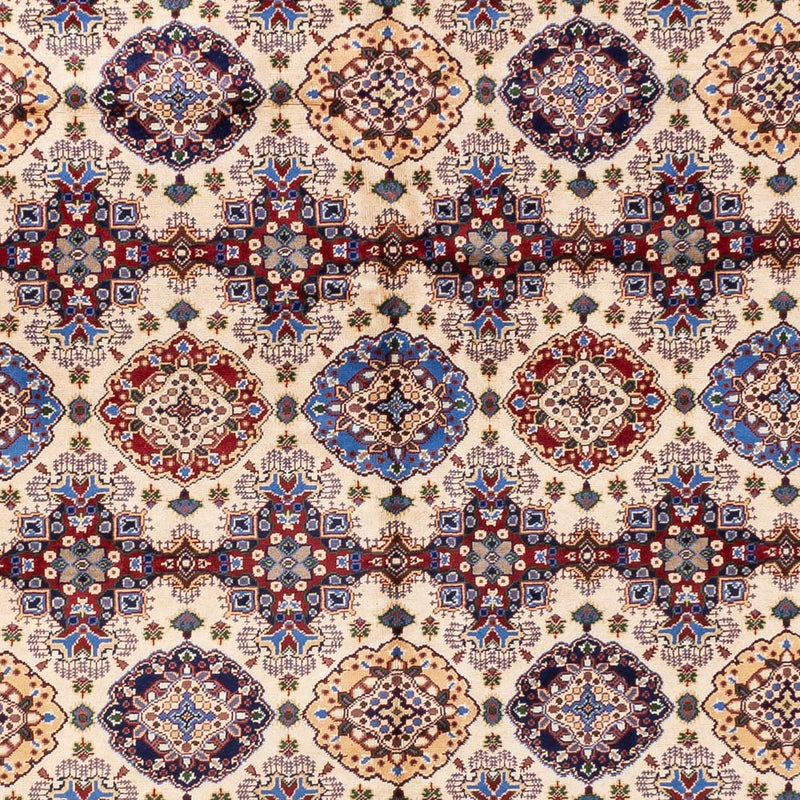 Afghansk tæppe - 406 x 295 cm - lys beige