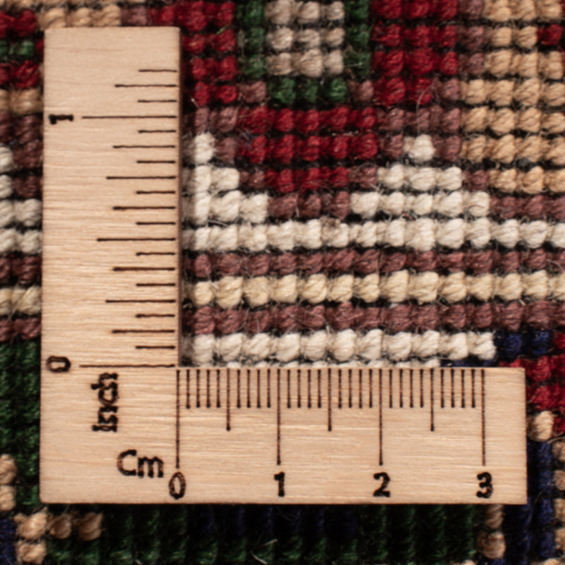 Afghansk tæppe - 406 x 295 cm - lys beige