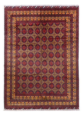 Afghansk tæppe - 333 x 240 cm - mørk beige