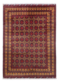Afghansk tæppe - 333 x 240 cm - mørk beige
