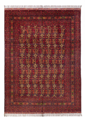 Afghansk tæppe - 353 x 254 cm - rust