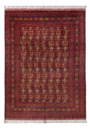 Afghansk tæppe - 353 x 254 cm - rust