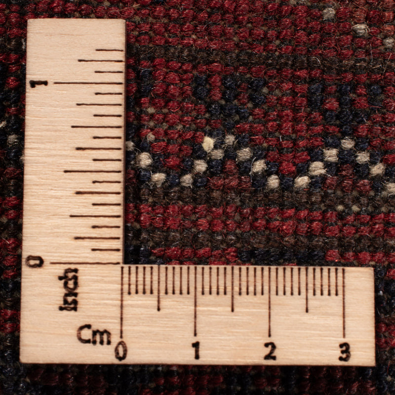 Afghansk tæppe - Bukhara - 334 x 252 cm - mørkerød