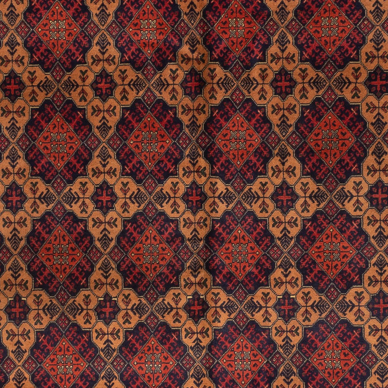 Afghansk tæppe - 334 x 248 cm - mørk beige