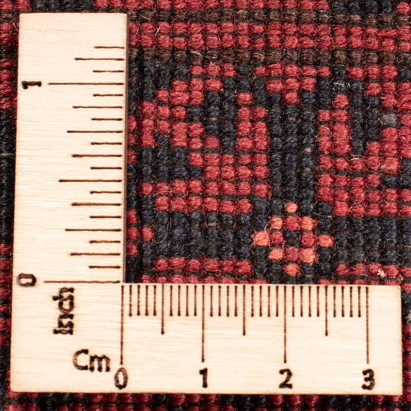 Afghansk tæppe - 275 x 203 cm - rød