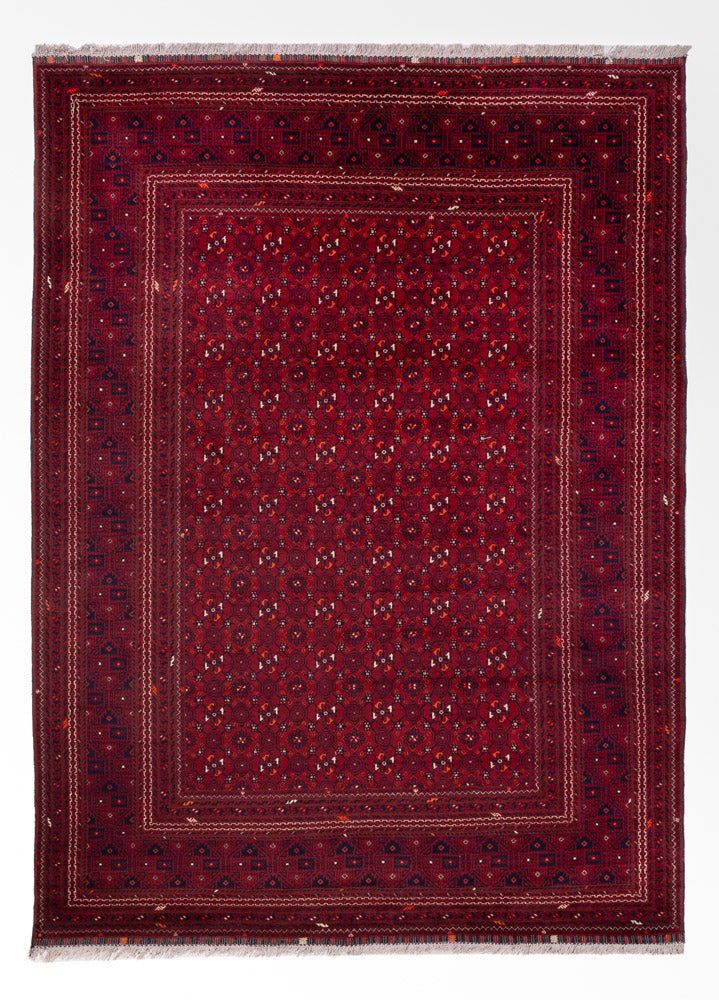 Afghansk tæppe - Bukhara - 289 x 208 cm - rød