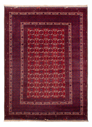 Afghansk tæppe - Bukhara - 283 x 198 cm - mørkegrå