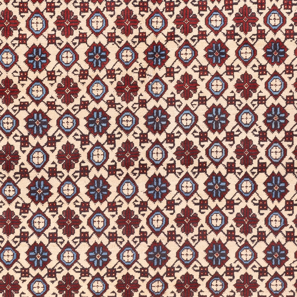 Afghansk tæppe - 281 x 194 cm - lys beige