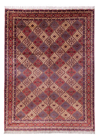 Afghansk tæppe - 410 x 300 cm - mørk beige