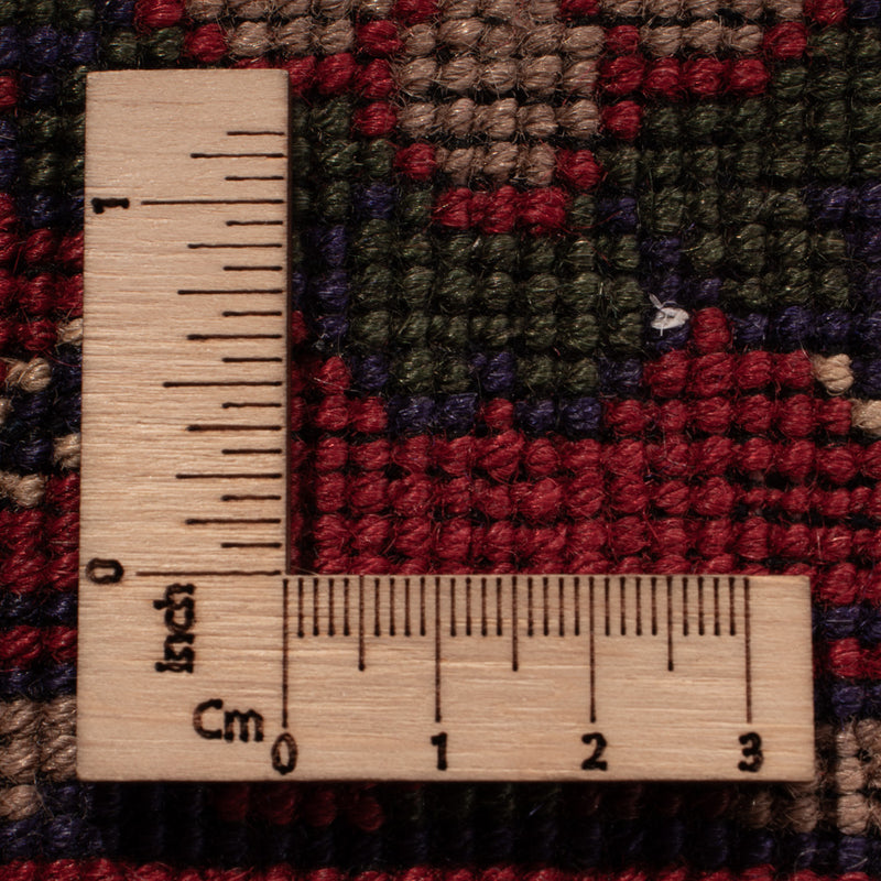 Afghansk tæppe - 410 x 300 cm - mørk beige