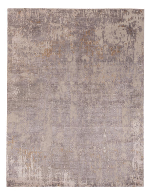 Designer Teppich - 197 x 154 cm - silber