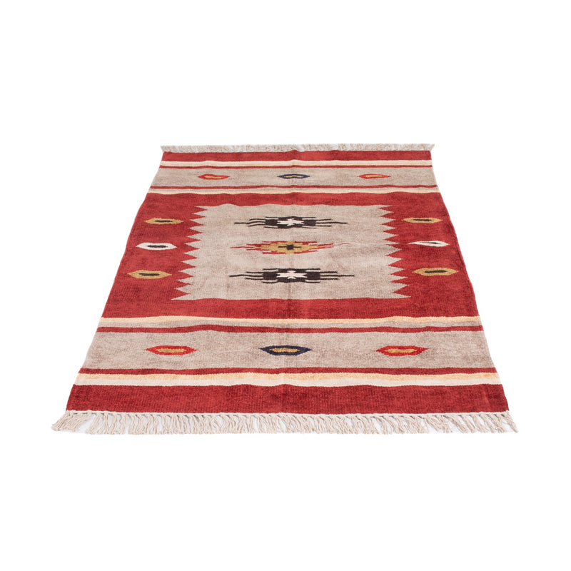 Moderne kilim Tæppe 140x100cm