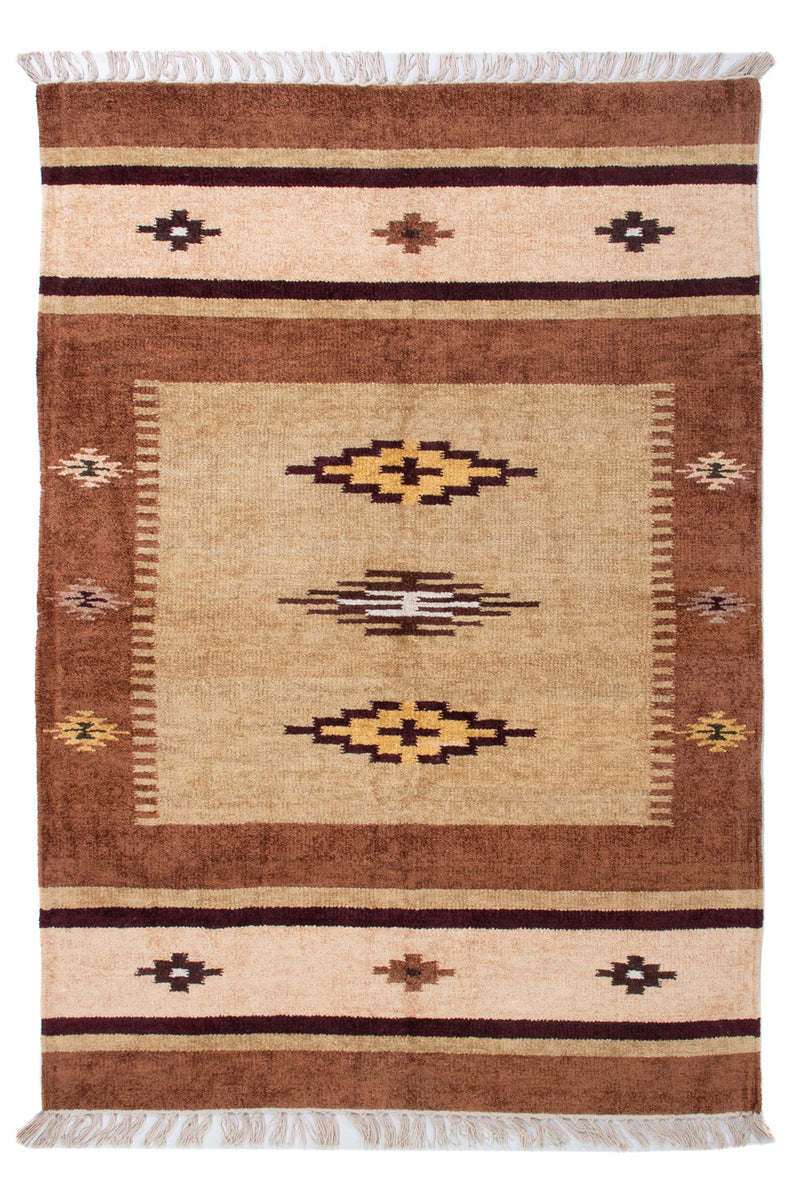 Moderne kilim Tæppe 140x100cm