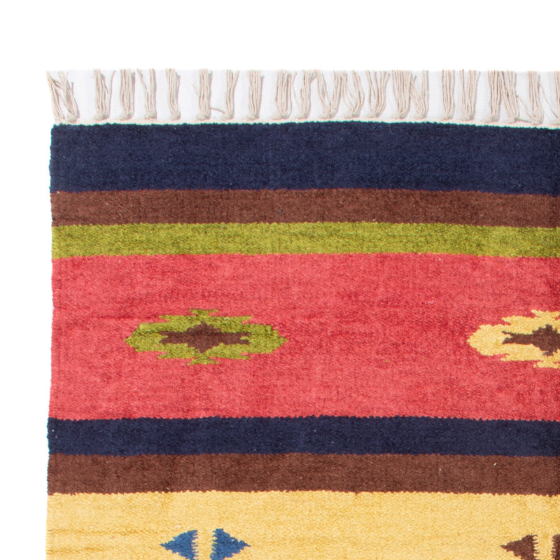 Moderne kilim Tæppe 140x100cm