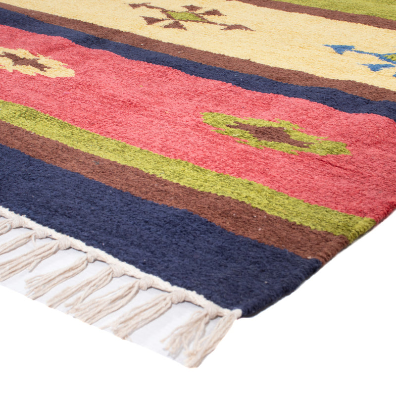 Moderne kilim Tæppe 140x100cm