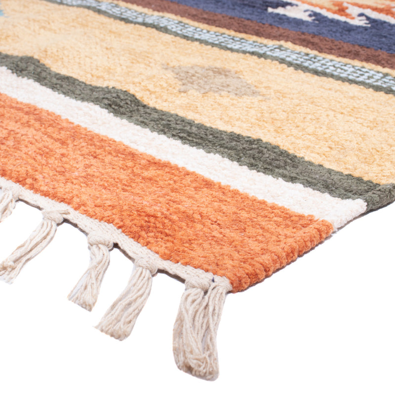 Moderne kilim Tæppe 140x100cm