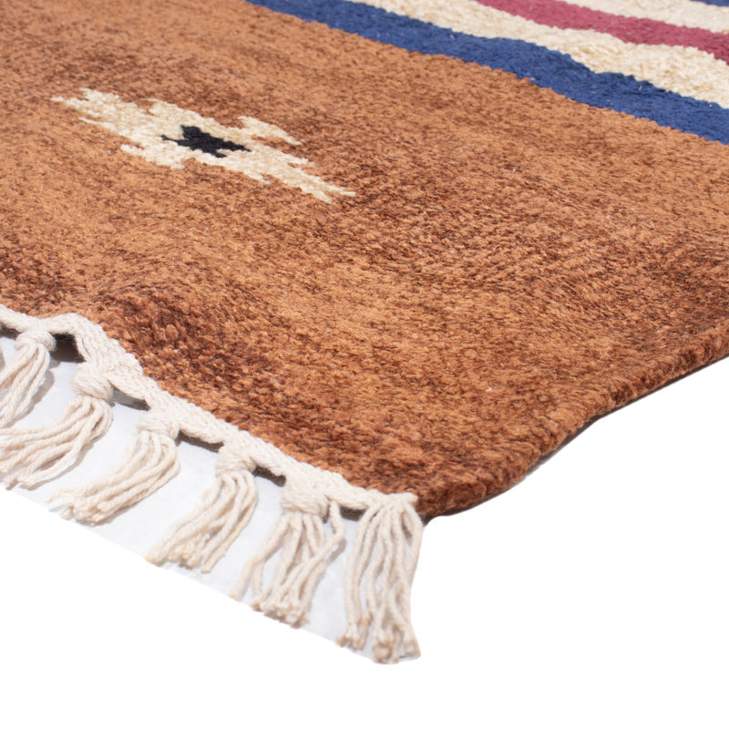 Moderne kilim Tæppe 140x100cm