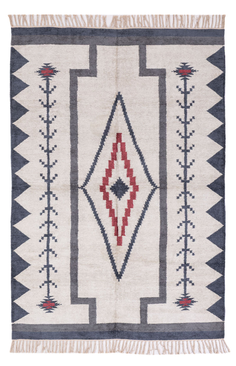 Moderne kilim Tæppe 190x130cm