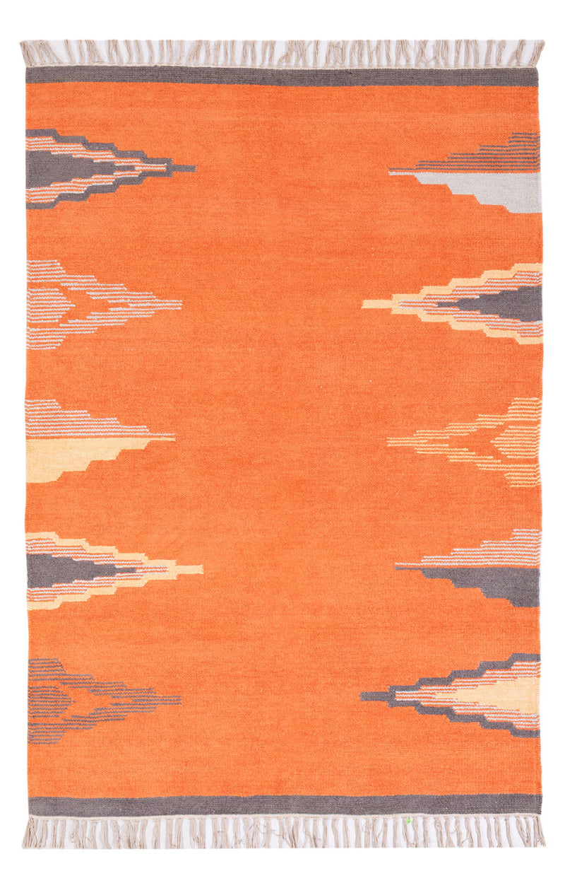 Moderne kilim Tæppe 200x140cm