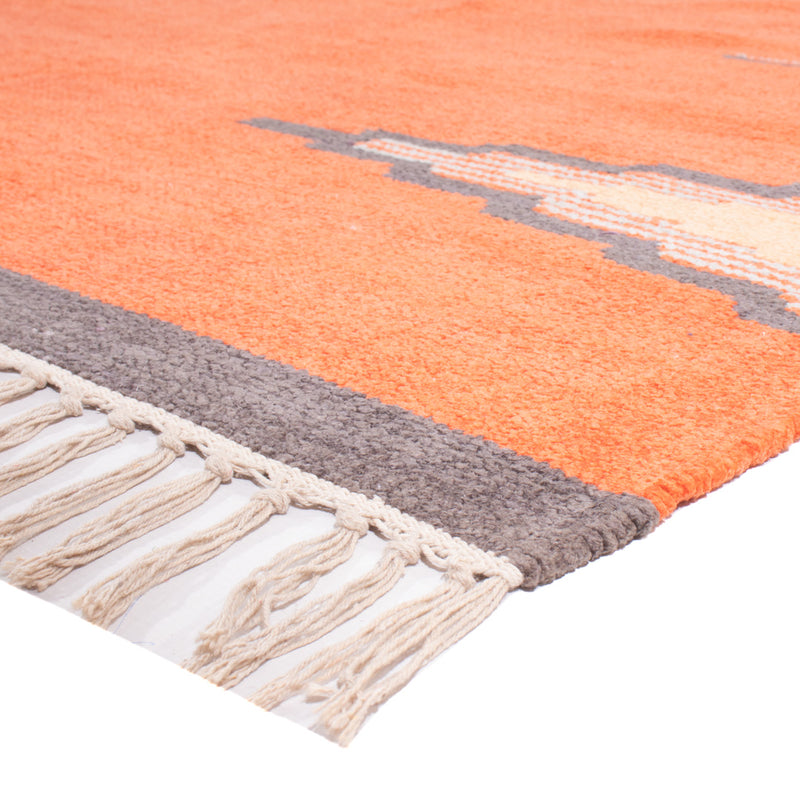 Moderne kilim Tæppe 200x140cm