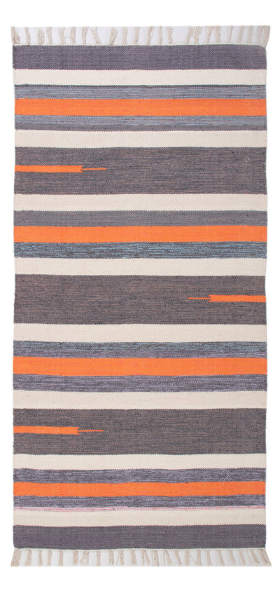 Moderne kilim Tæppe 70x150cm