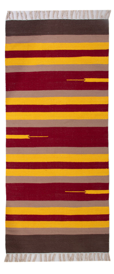 Moderne kilim Tæppe 70x150cm