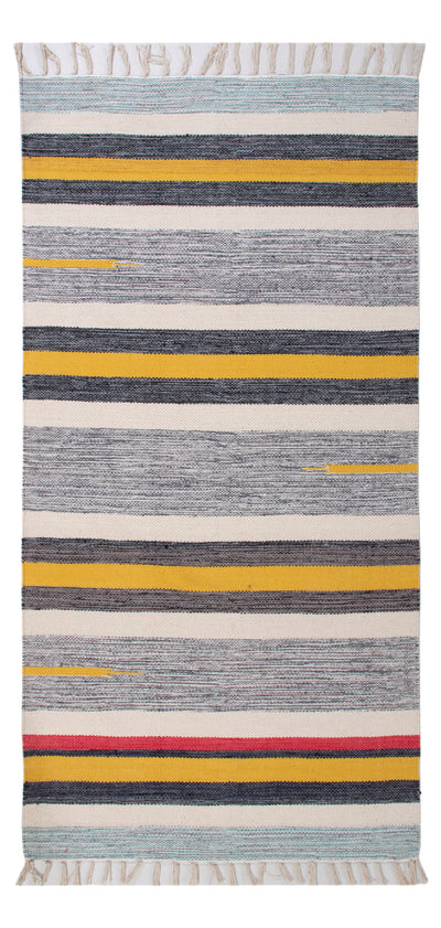 Moderne kilim Tæppe 70x150cm