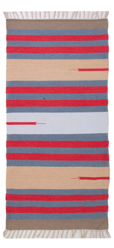 Moderne kilim Tæppe 70x150cm