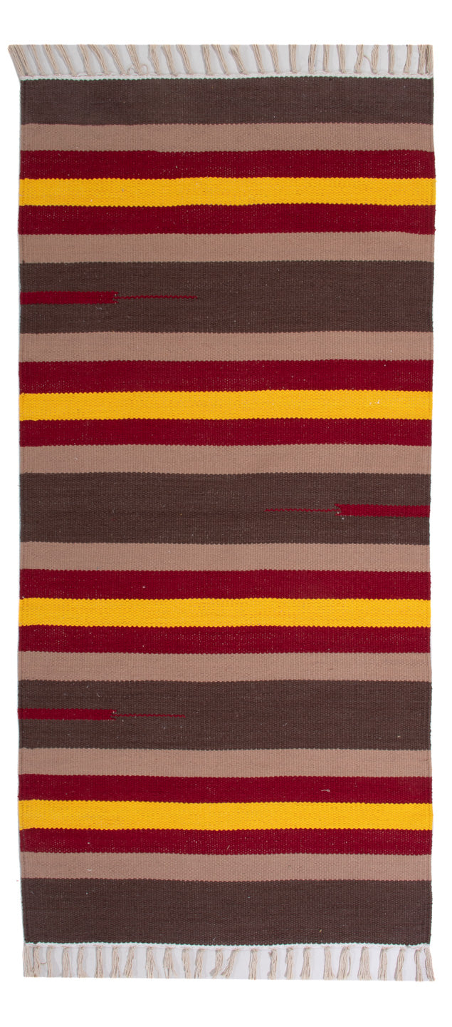 Moderne kilim Tæppe 150x70cm