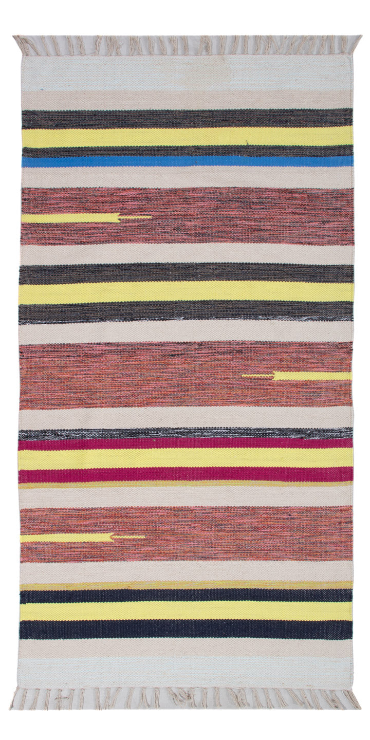 Moderne kilim Tæppe 150x70cm