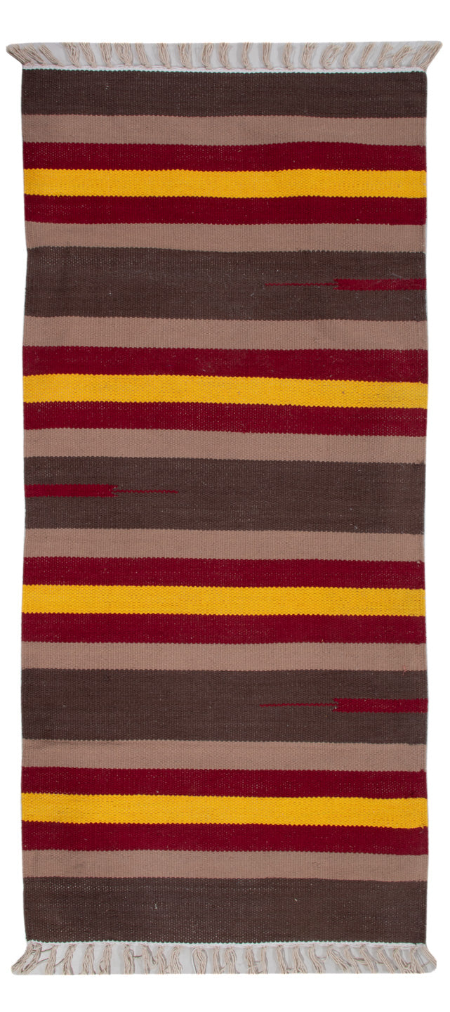 Moderne kilim Tæppe 150x70cm