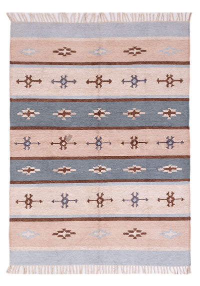 Moderne kilim Tæppe 140x200cm