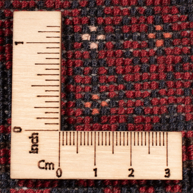 Løber Afghansk tæppe - 384 x 84 cm - rød