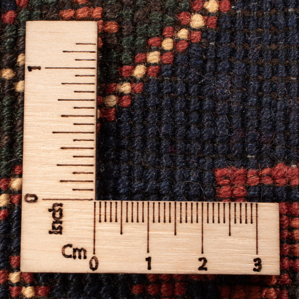 Løber Afghansk tæppe - 409 x 86 cm - mørk beige