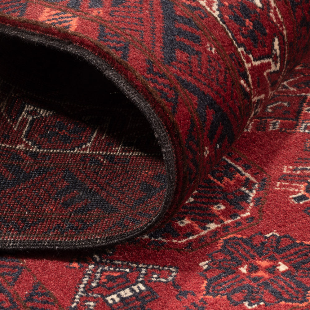 Løber Afghansk tæppe - Bukhara - 285 x 82 cm - rød