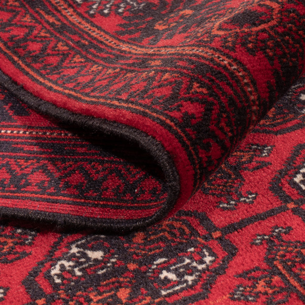 Løber Afghansk tæppe - Bukhara - 294 x 84 cm - rød