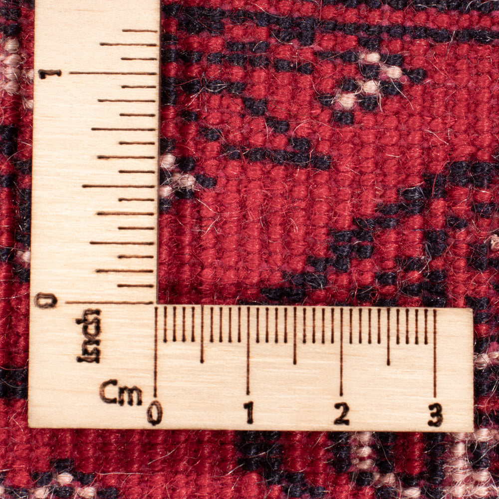 Løber Afghansk tæppe - Bukhara - 397 x 86 cm - rød