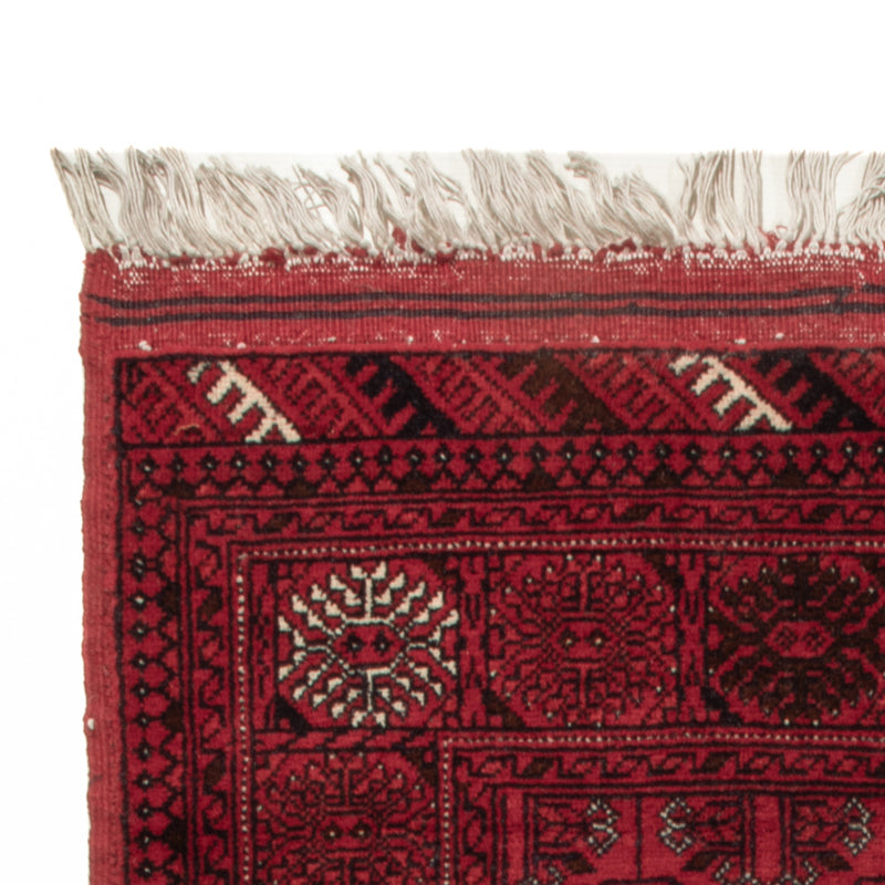 Afghansk tæppe - Bukhara - 122 x 70 cm - mørkerød