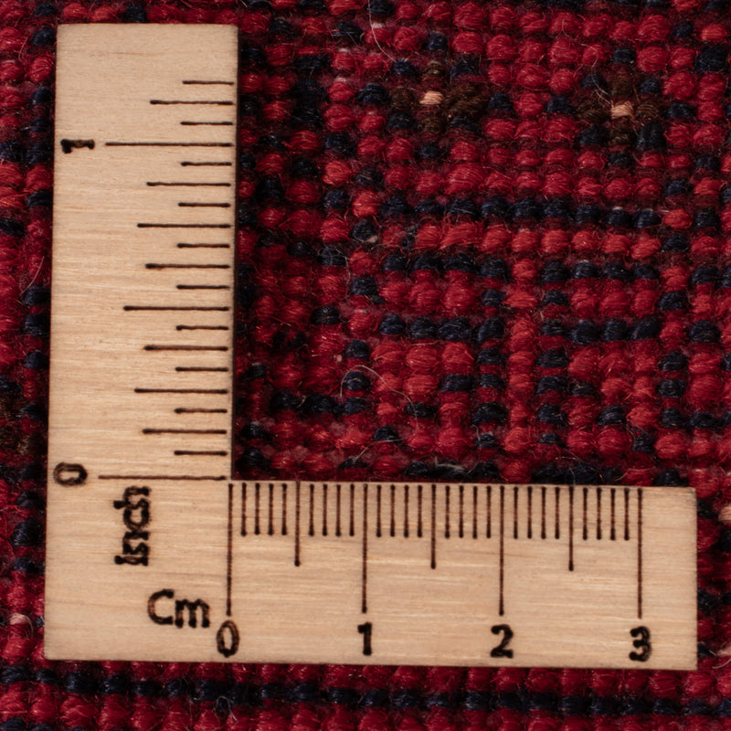 Afghansk tæppe - Bukhara - 122 x 70 cm - mørkerød